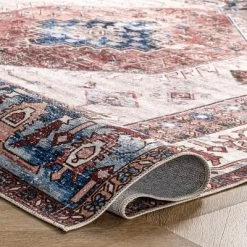 NuLOOM Eliza Machine Washable Traditional Medallion Area Rug -Household Improvement Store GUEST 6c317bd2 bdfa 4234 8a64 37217b1cf167