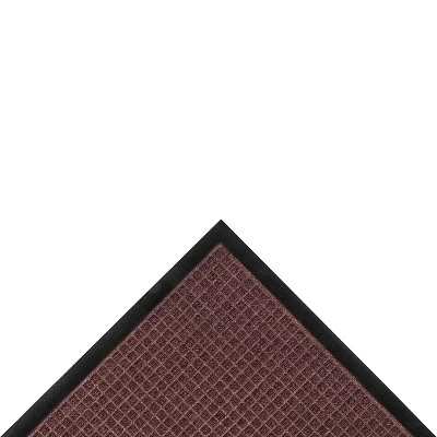 2'x3' Solid Dotted Doormat Burgundy/Black - HomeTrax 5 2'x3' Solid Dotted Doormat Burgundy/Black - HomeTrax - Image 3