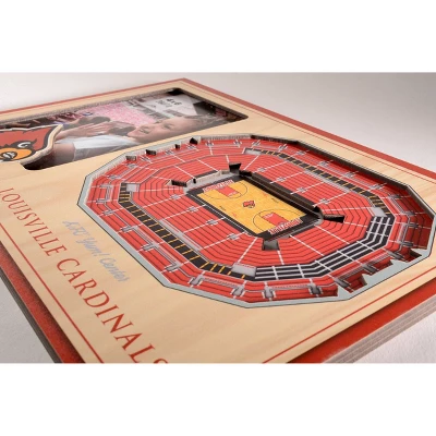 4" X 6" NCAA Louisville Cardinals 3D StadiumViews Picture Frame 4 4" X 6" NCAA Louisville Cardinals 3D StadiumViews Picture Frame - Image 2