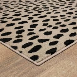 Daffodil Leopard Print Woven Rug - Thresholdā¢