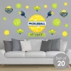 Big Dot Of Happiness Let’s Rally - Pickleball - Peel And Stick Sports Decor Vinyl Wall Art Stickers - Wall Decals - Set Of 20 -Household Improvement Store GUEST 70eecd51 8ee1 42e9 b0c8 07b62f924a48