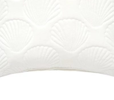 C&F Home Shells White Velvet Pillow 4 C&F Home Shells White Velvet Pillow - Image 2
