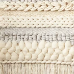 Saro Lifestyle Saro Lifestyle Fringe Braided Design Wall Hanging, Grey, 7 Saro Lifestyle Saro Lifestyle Fringe Braided Design Wall Hanging, Grey, -Household Improvement Store GUEST 721da1d3 9c6b 47a5 adce ffb8288fb6ca