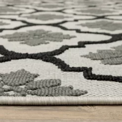 Trinity Floral Trellis Patio Area Rug Beige/Black - Captiv8e Designs 16 Trinity Floral Trellis Patio Area Rug Beige/Black - Captiv8e Designs -Household Improvement Store GUEST 72ab2cd6 59dc 4670 8122 c7bdc63d002e