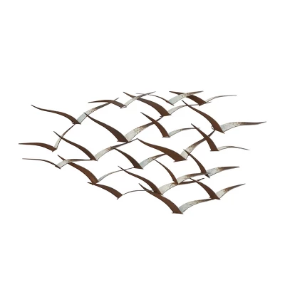 Metal Bird Flying Flock Wall Decor - Olivia & May 17 Metal Bird Flying Flock Wall Decor - Olivia & May - Image 15