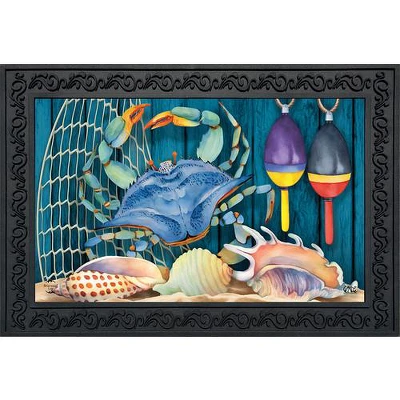 Crab Walk Summer Doormat Indoor Outdoor 30" X 18" Briarwood Lane 3 Crab Walk Summer Doormat Indoor Outdoor 30" X 18" Briarwood Lane