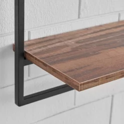 24" X 8" 4pc Rustic Industrial Framed Wall Shelf Set Black - Danya B. 10 24" X 8" 4pc Rustic Industrial Framed Wall Shelf Set Black - Danya B. -Household Improvement Store GUEST 73c9130f 144c 4460 bfa3 2fdb4cf11173