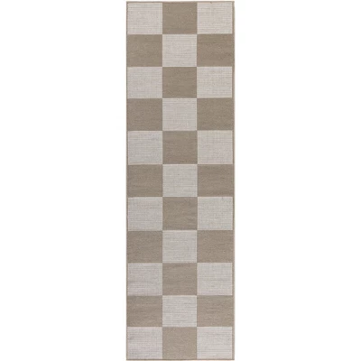 Nourison Washable Modern Jute Checkered Geometric Non-Skid Indoor Area Rug 9 Nourison Washable Modern Jute Checkered Geometric Non-Skid Indoor Area Rug - Image 7