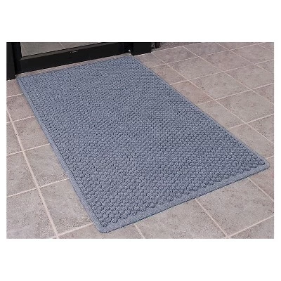 3'x4' Solid Dotted Doormat Blue - HomeTrax 5 3'x4' Solid Dotted Doormat Blue - HomeTrax - Image 3