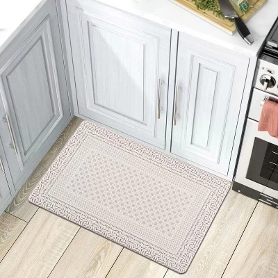 World Rug Gallery Bordered Bohemian Anti-Fatigue Standing Mat 3 World Rug Gallery Bordered Bohemian Anti-Fatigue Standing Mat