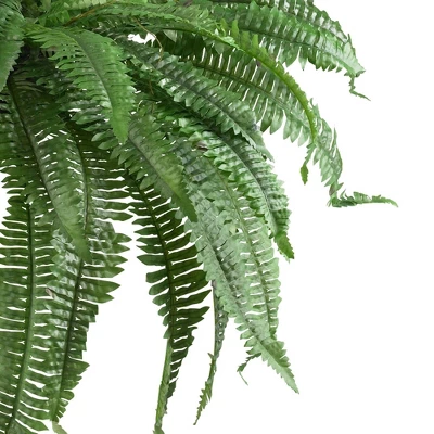 Boston Fern 2pk (48") - Nearly Natural 4 Boston Fern 2pk (48") - Nearly Natural - Image 2