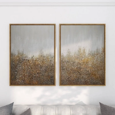 Set Of 2 Canvas Geode Glitter Flakes Framed Wall Arts With Gold Frame - CosmoLiving By Cosmopolitan 18 Set Of 2 Canvas Geode Glitter Flakes Framed Wall Arts With Gold Frame - CosmoLiving By Cosmopolitan - Image 16