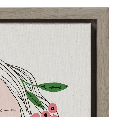 23" X 33" Sylvie Mother Nature Framed Canvas Wall Art By Stacie Bloomfield Natural - Kate And Laurel 4 23" X 33" Sylvie Mother Nature Framed Canvas Wall Art By Stacie Bloomfield Natural - Kate And Laurel - Image 2