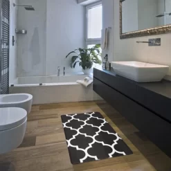 World Rug Gallery Contemporary Modern Trellis Anti Fatigue Standing Mat -Household Improvement Store GUEST 791ca39d 9475 44e2 8ba2 f8572e5d71d4