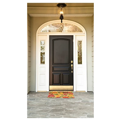 1'6"x2'6" Spring Daisies Coir Doormat - HomeTrax 3 1'6"x2'6" Spring Daisies Coir Doormat - HomeTrax