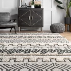 NuLOOM Zuri Shaggy Banded Area Rug -Household Improvement Store GUEST 79bc179d 6f7d 4061 b558 b6d71658d9b1