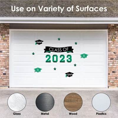 Big Dot Of Happiness Green Class Of 2023 Graduation Party Wall Decals Set Of 20 5 Big Dot Of Happiness Green Class Of 2023 Graduation Party Wall Decals Set Of 20 - Image 3