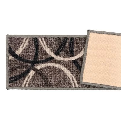 World Rug Gallery Moden Wavy Circles Non-Slip Stair Treads 4 World Rug Gallery Moden Wavy Circles Non-Slip Stair Treads - Image 2