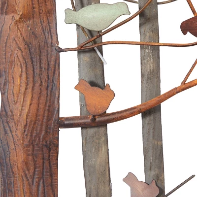 Metal Bird Wall Decor - Olivia & May 6 Metal Bird Wall Decor - Olivia & May - Image 4