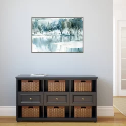 33" X 22" Blue Tree Reflections By Katrina Pete Framed Canvas Wall Art Gray Wash - Amanti Art 12 33" X 22" Blue Tree Reflections By Katrina Pete Framed Canvas Wall Art Gray Wash - Amanti Art -Household Improvement Store GUEST 7c754d72 7008 4835 87ec a71378cf1a52