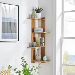 33" X 11.8" Alvar Corner 4 Tier Floating Ledge Column Wall Shelf - Danya B. -Household Improvement Store GUEST 7c7db220 ebb0 41f3 bcbd af83a459a423