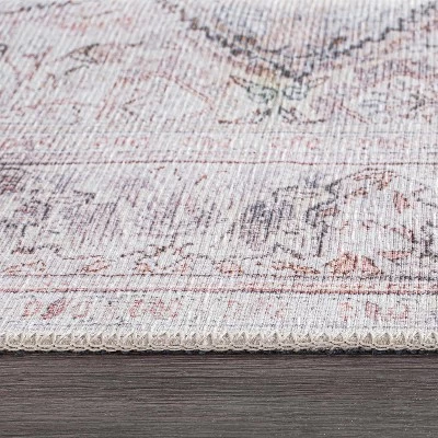 World Rug Gallery Bohemian Distressed Vintage Machine Washable Area Rug 4 World Rug Gallery Bohemian Distressed Vintage Machine Washable Area Rug - Image 2