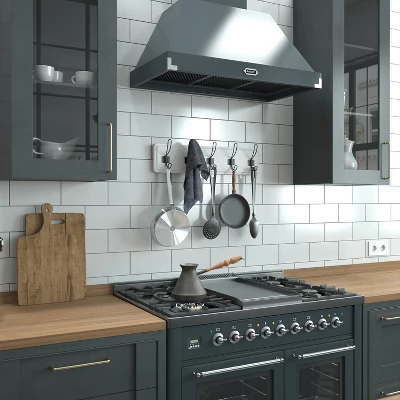 Flash Furniture Daly Wall Mounted 24 Inch Solid White Solid Pine Wood Storage Rack With 5 Hooks For Entryway, Kitchen, Bathroom 3 Flash Furniture Daly Wall Mounted 24 Inch Solid White Solid Pine Wood Storage Rack With 5 Hooks For Entryway, Kitchen, Bathroom