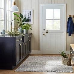 Bayside Indoor/Outdoor Rug Heathered Gray - Threshold⢠Designed With Studio McGee