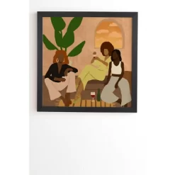 Nawaalillustrations Home Framed Wall Art Black - Deny Designs -Household Improvement Store GUEST 8507cf31 606d 4380 9c1f 65918ff33254