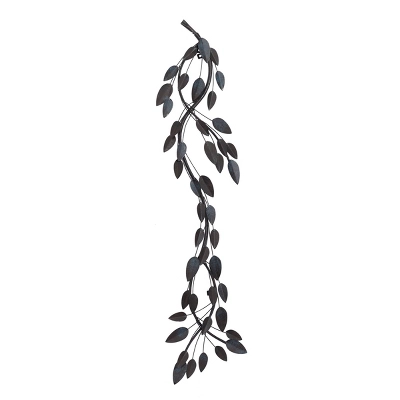 Traditional Metal Leaf Wall Decor Brown - Olivia & May 7 Traditional Metal Leaf Wall Decor Brown - Olivia & May - Image 5