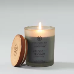 Glass Jar 3-Wick Mind & Body Escape & Discover Candle - Chesapeake Bay Candle -Household Improvement Store GUEST 86c80cc6 0dc1 4f32 bf66 a289b49fe441