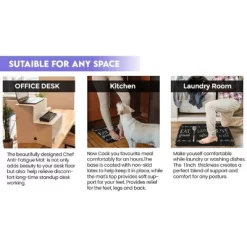 Chalkboard Chefs Designer Chef Oil & Stain Resistant Anti-Fatigue Kitchen Floor Mat 8 Chalkboard Chefs Designer Chef Oil & Stain Resistant Anti-Fatigue Kitchen Floor Mat -Household Improvement Store GUEST 8780ac63 e163 4460 85f3 a6f24625231c