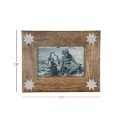 4X6 Inch Barn Quilt Picture Frame Wood, White Resin, MDF & Glass By Foreside Home & Garden -Household Improvement Store GUEST 884ec052 0da5 462d ac86 939bf5c5f10b