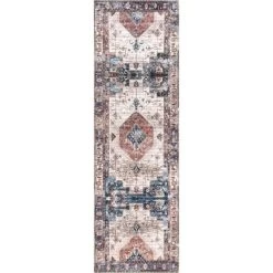 NuLOOM Eliza Machine Washable Traditional Medallion Area Rug -Household Improvement Store GUEST 8863e549 41dc 4ede 90a6 30c8aa406246