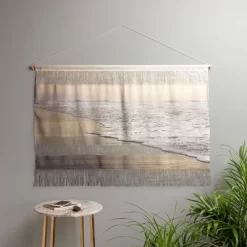 Bree Madden Fading Sea Fiber Wall Hanging Landscape Art - Deny Designs