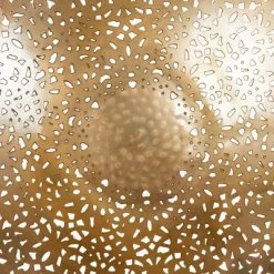 Metal Plate Wall Decor With Moroccan Pattern Gold - Olivia & May 29 Metal Plate Wall Decor With Moroccan Pattern Gold - Olivia & May -Household Improvement Store GUEST 88834153 986d 4cda a905 6fa17c2e7c2b