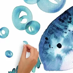 Catcoq Narwhal Giant Peel And Stick Wall Decal - RoomMates -Household Improvement Store GUEST 892e6ce7 4573 47e2 b671 c7487987b58b