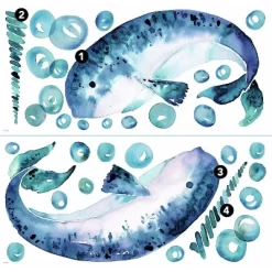 Catcoq Narwhal Giant Peel And Stick Wall Decal - RoomMates -Household Improvement Store GUEST 89cd8593 d45c 488e 85ac 15692efd7563