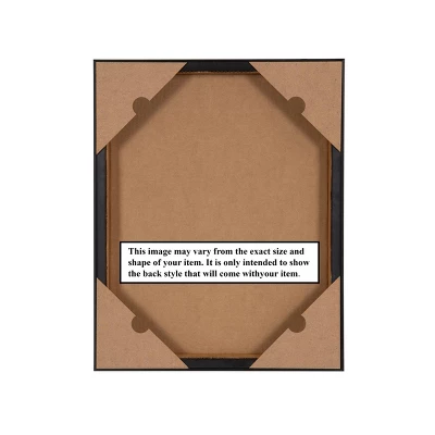 23" X 33" Horizon Triptych III By Jennifer Goldberger Framed Canvas Wall Art Print Black - Amanti Art 5 23" X 33" Horizon Triptych III By Jennifer Goldberger Framed Canvas Wall Art Print Black - Amanti Art - Image 3