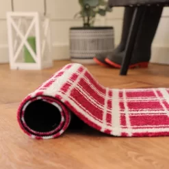 2'x3' ColorStar Prairie Grid Door Mat Burgundy - Bungalow Flooring 11 2'x3' ColorStar Prairie Grid Door Mat Burgundy - Bungalow Flooring -Household Improvement Store GUEST 8ac6a68c 48fc 4a94 ac82 77fd9fb8d040