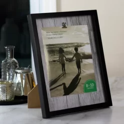 Northlight 14.5" Classical Rectangular 8" X 10" Photo Picture Frame With Clip - Black And White