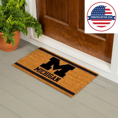 Evergreen University Of Michigan Logo Turf Mat, Brown- 28 X 16 Inches Indoor Outdoor Doormat 7 Evergreen University Of Michigan Logo Turf Mat, Brown- 28 X 16 Inches Indoor Outdoor Doormat - Image 5