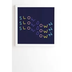 Jenny Chang-Rodriguez Slow Down Framed Wall Canvas White/Black - Deny Designs 10 Jenny Chang-Rodriguez Slow Down Framed Wall Canvas White/Black - Deny Designs -Household Improvement Store GUEST 8b8baab1 1ccf 4ac5 8a53 f0e3c3a1d1b5