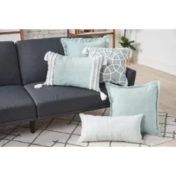 C&F Home 18" X 18" Lily Seaglass Geometric Throw Pillow -Household Improvement Store GUEST 8c2cf777 c1e7 46ac ac8c f5436be6f3a2