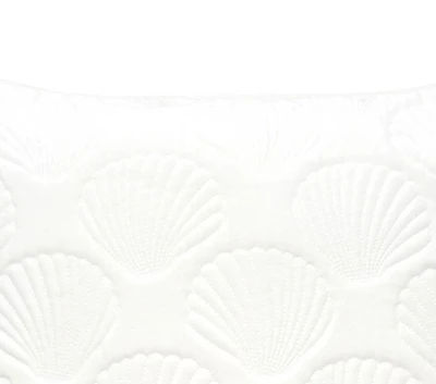 C&F Home Shells White Velvet Pillow 3 C&F Home Shells White Velvet Pillow
