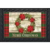 Poinsettia Wreath Christmas Doormat Plaid Indoor Outdoor 30" X 18" Briarwood Lane 1 Poinsettia Wreath Christmas Doormat Plaid Indoor Outdoor 30" X 18" Briarwood Lane -Household Improvement Store GUEST 8e9078db 33c2 476e 8375 d512bdf58510
