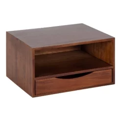 12.5" X 10" X 7" Hutton Floating Wall Shelf With Drawer - Kate & Laurel All Things Decor -Household Improvement Store GUEST 8ea648c2 53fd 458b a921 99e3f71189a5