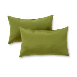 Set Of 2 Solid Outdoor Rectangle Throw Pillows - Kensington Garden -Household Improvement Store GUEST 8f0e0336 46af 413d 9c6b 80ce36e29e0b