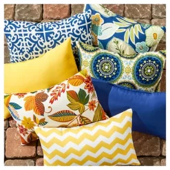 Set Of 2 Solid Outdoor Rectangle Throw Pillows - Kensington Garden -Household Improvement Store GUEST 8fb5ecfe 48c8 4ce9 9035 9f4daf95ea71