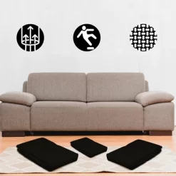 Nevlers Non-Slip Grip Pad For Rugs 8'x10' - Black 11 Nevlers Non-Slip Grip Pad For Rugs 8'x10' - Black -Household Improvement Store GUEST 90ee3aa3 ae75 4e62 b9b8 8cecd11dcf68 2